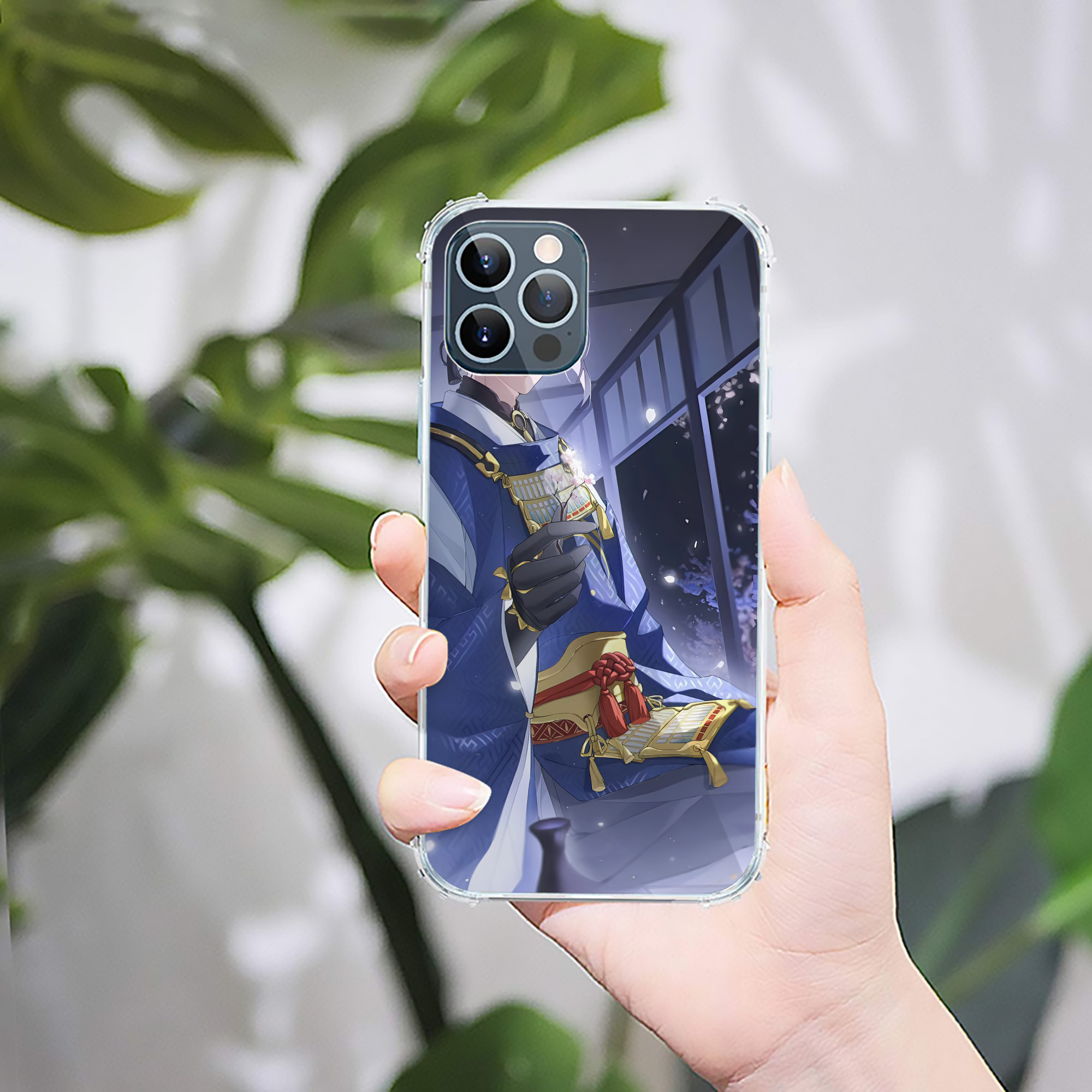 （画像用） 刀剣乱舞 Touken Ranbu 【iPhone 12シリーズ対応】透明スマホケース（クリアソフトケース）
